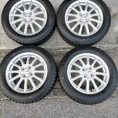 ●美品●175/6515　グッドイヤースタッドレス　アルミホイール付４本セット　バリ山