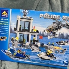 知育玩具 ブロック レゴ互換 警察 海上 ミニフィグ 飛行機 ボート