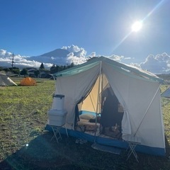 冬冬キャンプに最適。値下げしました。コールマン　オアシス　ターコイズ　テント