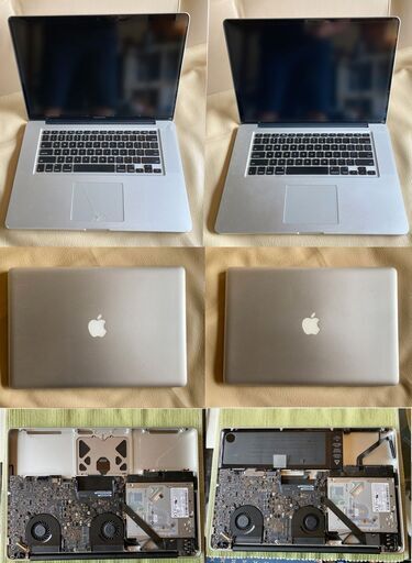 MacBookPro 15インチ ジャンク2台