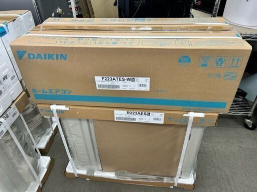 未使用品　ダイキン　DAIKIN ルームエアコン　F223ATES-W■６畳程度　①