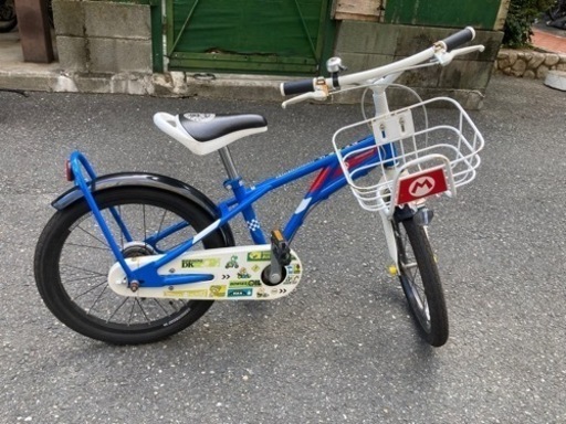 【お値下げ交渉OK】子供用18インチ自転車（マリオカート仕様）
