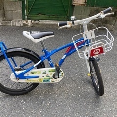 【決まりました】子供用18インチ自転車（マリオカート仕様）