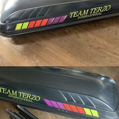 今月23日(月)で掲載終了! これが最終値です!  カー用品　TERZOルーフボックス　アウトドア　スキーアタッチメント、取説、盗難防止ロック付　室内保管品 今月23日(月)で掲載終了! これが最終値です! カー用品 TERZOルーフボックス
