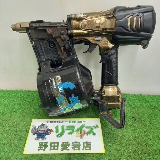 ハイコーキ　HiKOKI NV90HR2 高圧釘打ち機②【野田愛宕店】【店頭取引限定】【ジャンク】管理番号：ITXNXEZQEC9O