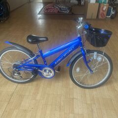 美品子供用　自転車　マウンテンバイク　22インチ