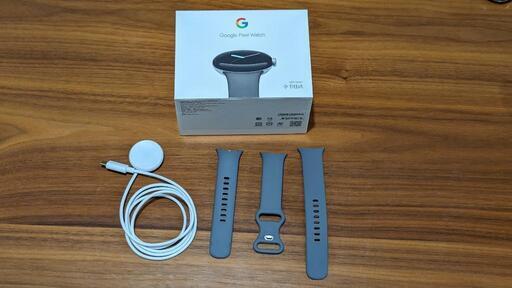 本体新品】Google Pixel Watch Polished Silver ステンレス ケース / Charcoal wifi - その他