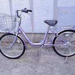 極極美品‼️使用頻度極小‼️22インチ 紫 自転車 パープル 大...