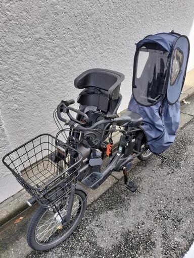 【取引相手決定】Panasonic 子乗せ電動自転車 16Ah レインカバー付き