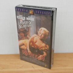 新品 VHS 帰らざる河 マリリン・モンロー ロバート・ミッチャ...