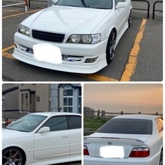 100系 チェイサー 後期 社外 フルエアロ フロントハーフスポイラー サイドステップ リアバンパースポイラー セット