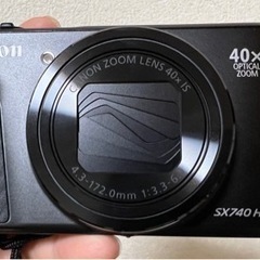 キヤノン canon PowerShot SX740 HS ブラック 中古カメラ 光学40倍