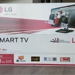 テレビ　LG　23型　ワイド　スマートTV&モニター