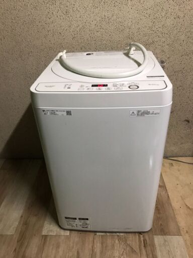 見事な創造力 全自動洗濯機 シャープ SHARP 6kg 2019年製 ES-GE6DJ 洗濯機