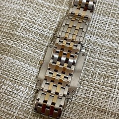 [希少:未使用保管:稼働]シチズン エコドライブ ステレット/CITIZEN Eco-Drive STILETTO/サファイアクリスタル/シェル文字盤/G820-7004300/バタフライバックル/レクタンギュラー/コンビカラー/極薄型/腕時計