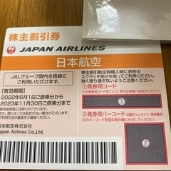 JAL 日本航空優待券