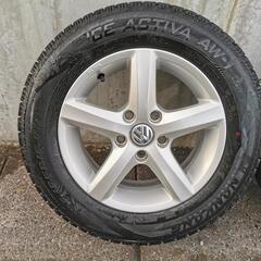 VW純正ホイール15インチ　21年製スタッドレス付
