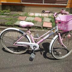 ピンクの子供用自転車になります!　9月16日引渡