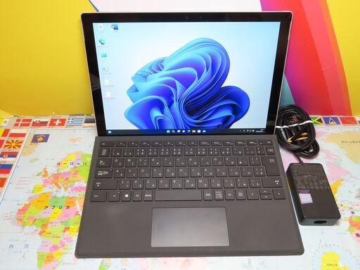 JC04320 マイクロソフト 美品 Surface Pro6 第8世代 マルチタッチ 8GB office Win11