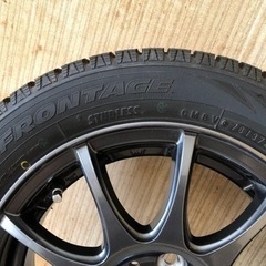 2021年製155/65/R14-75Qアルミホイール付スタッドレスタイヤx 4本組