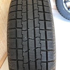 2021年製155/65/R14-75Qアルミホイール付スタッドレスタイヤx 4本組