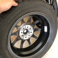 2021年製155/65/R14-75Qアルミホイール付スタッドレスタイヤx 4本組