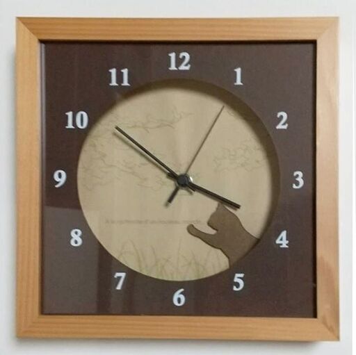 壁掛け時計　DECLOCK  Verdure  Cat