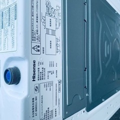 ✨2021年製✨ 1351番 Hisense✨電気洗濯機✨AT-WM5511-WH‼️
