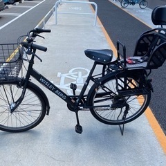 自転車　子乗せ付き