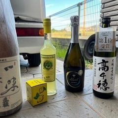 日本酒、焼酎、スパークリングワイン