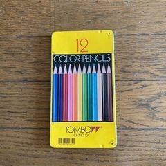 トンボ　色鉛筆　12色