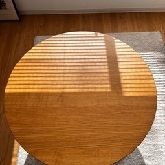 IKEA LISTERBY 円形センターテーブル 90cm LISTERBY coffee table, oak veneer, 353/8