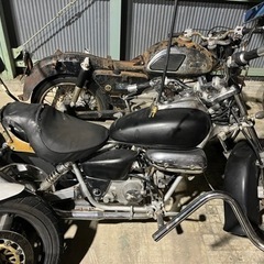 在庫処分 ホンダ マグナ50 カスタム マットブラック エスカルゴフェンダー