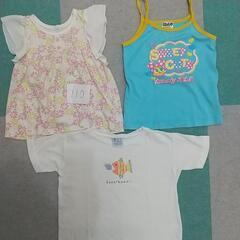 110 子供服👕夏服　➂枚セット