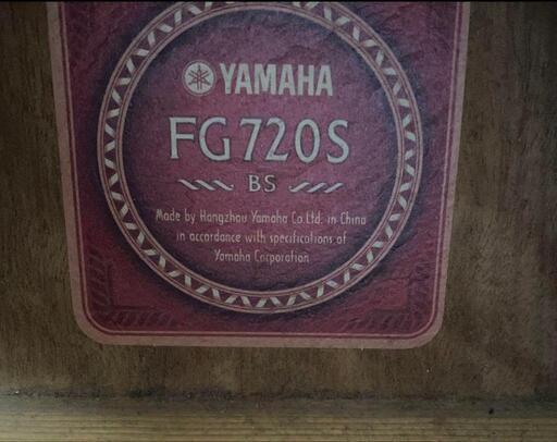 YAMAHA FGシリーズ　FG720S 直接引き取り限定