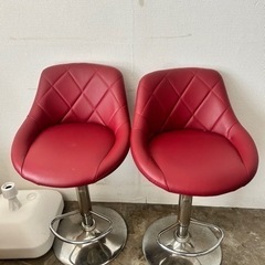 かわいい赤い椅子【明日限定】