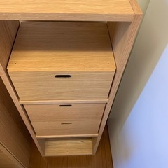 ※お渡し予定※【無印良品】スタッキングシェルフ+スタッキングチェスト3つ
