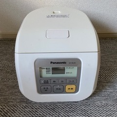 Panasonic 電子ジャー炊飯器3合炊き
