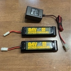 マルイ　ハイパーコマンドバッテリー2本と充電器のセット