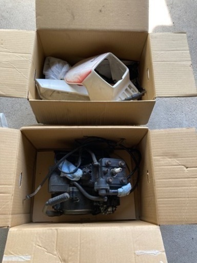 エンジン始動可能DT501台、部品取りDT50、5R2エンジン付き エンジン始動可能DT501台、部品取りDT50、5R2エンジン付き