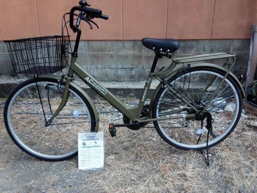 26インチ6段変速軽快車 ほぼ新品　(通勤通学に。)(A)