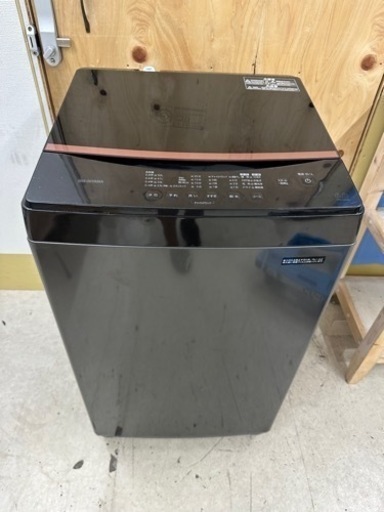 【楽天最安値に挑戦】  OHYAMA 2021年製！　IRIS 全自動洗濯機　IAW-T605BL ブラック  6.0kg  洗濯機
