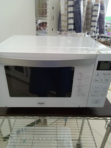 ☆ジモティ割あり☆ Haier 電子レンジ 21年製 動作確認／クリーニング 