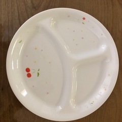 「決まりました」CORELLE ワンプレート皿