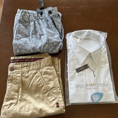 未使用シャツとハーフパンツ2着