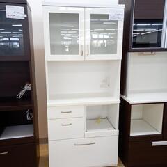 ★ジモティ割あり★  レンジボード ホワイト H180×D37.6×W79.2 クリーニング済み OJ1947 ☆ジモティ割あり☆ レンジボード ホワイト H180×D37.6×W79.2