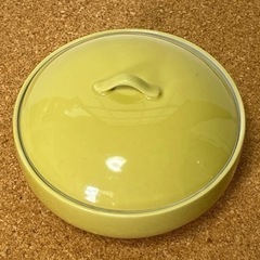 【ネット決済】陶器　茶菓子入れ　器　黄色
