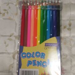 未使用色鉛筆12色セット＋小色鉛筆12色セット＋8本