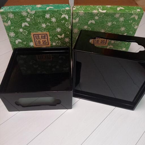 琉球漆器　高膳　2台