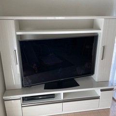 (再値下げしました)ニトリ　壁面収納スペースありテレビボード